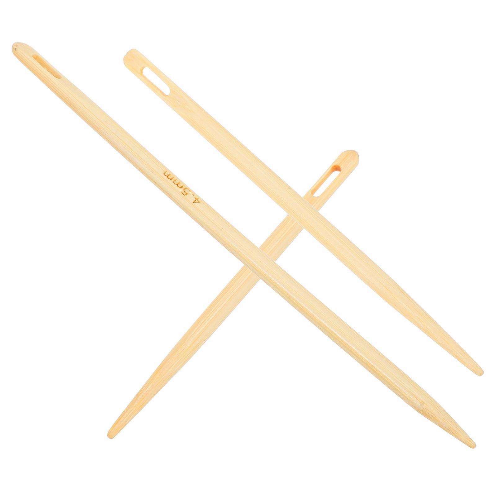 Wooden Knitting Hook Hand Weaving Tools for Craft Crochet Hook 15Pcs Set