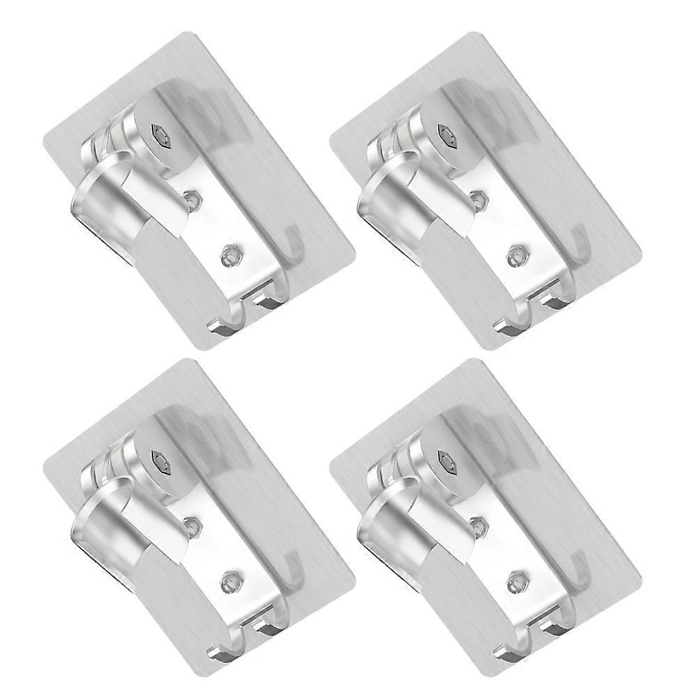 Aluminum Shower Head Holder for Bathroom 20Pcs Adhesive Adjustable Bracket