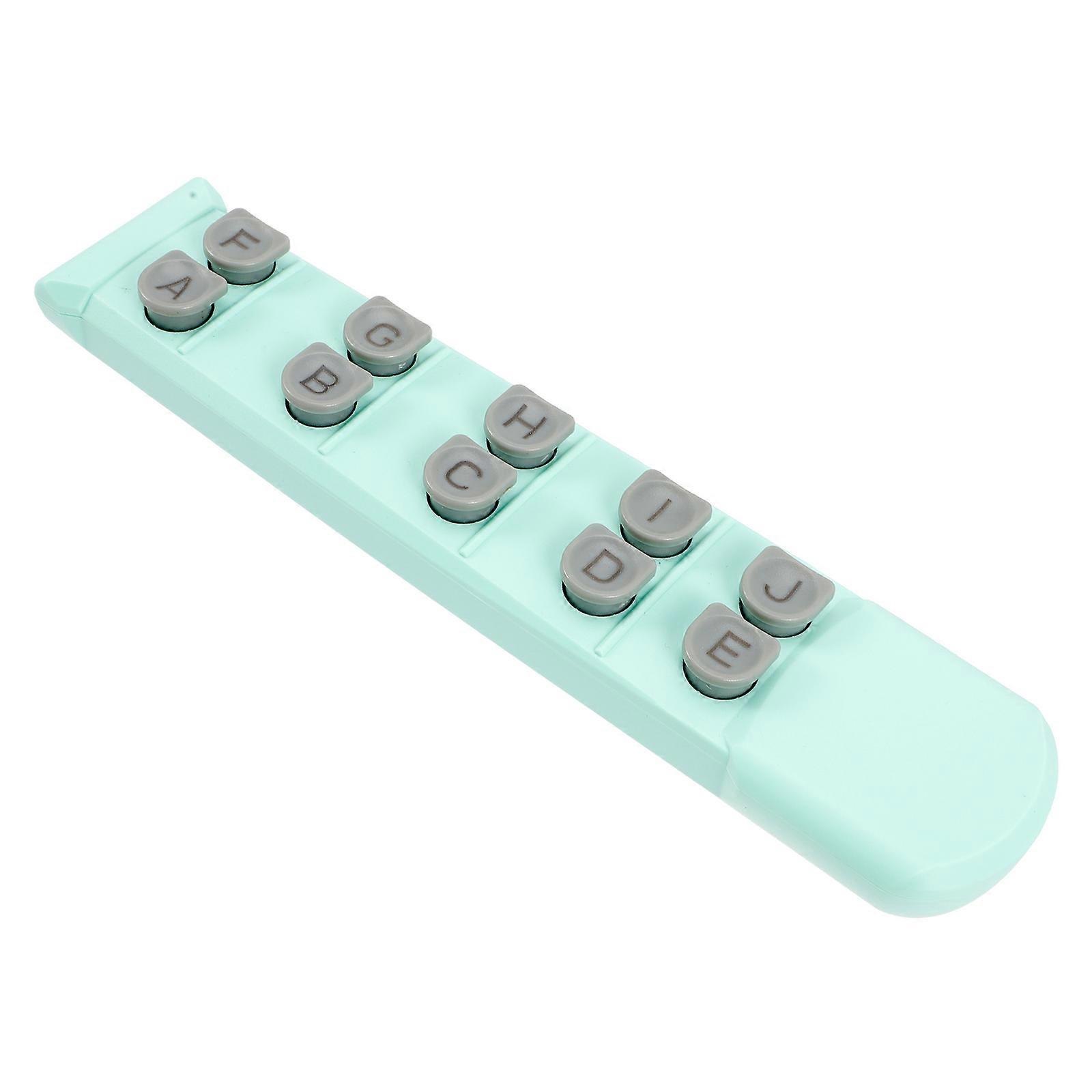 Musical Instrument Supply 2Pcs Guitar String Accuracy Exercise Trainer For Guitarists And Musicians In Green With Size 19.9X4.5cm