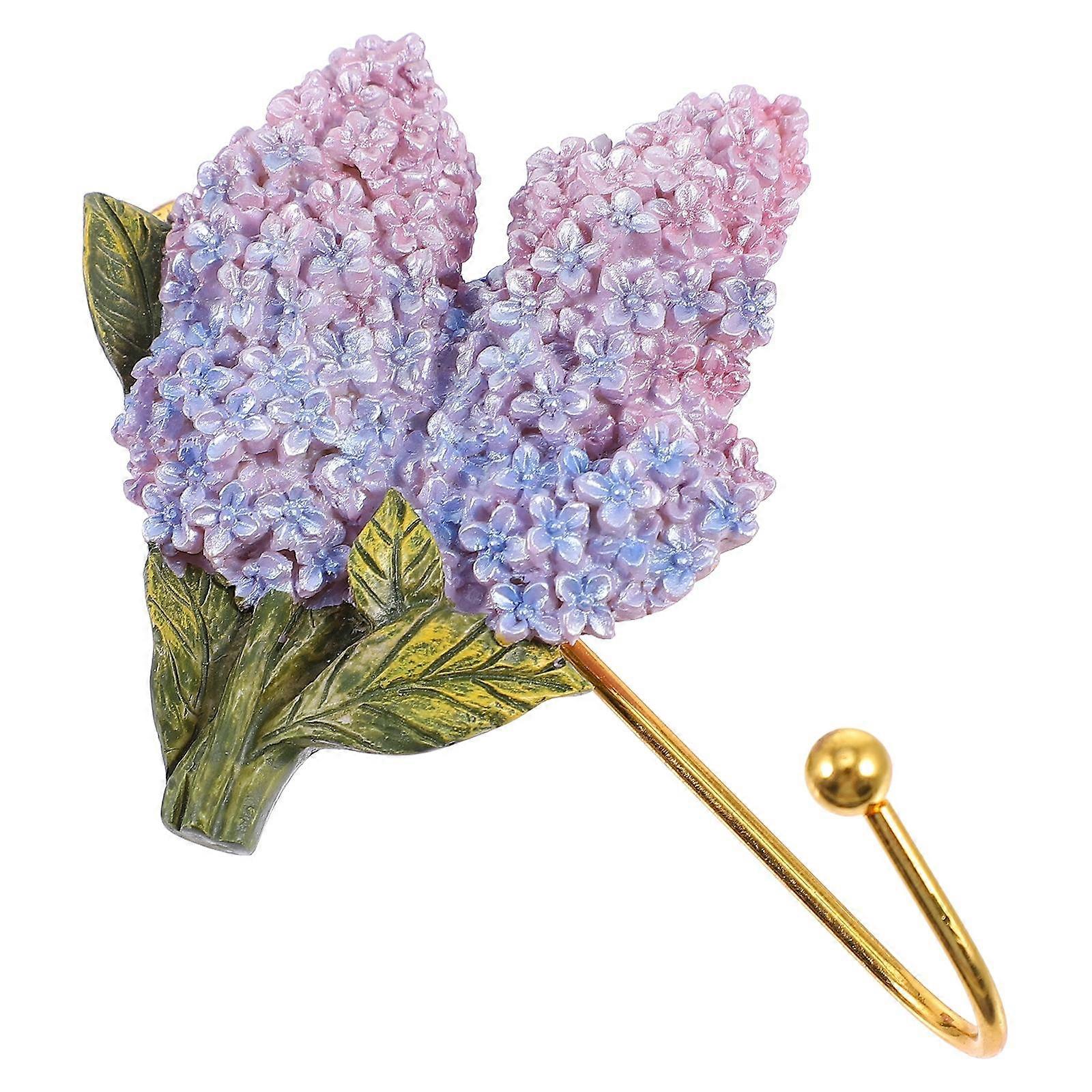 Creative Wall Hook for Homeowners with Stylish Flower Embossed Design and Load-bearing Function 8.20X11.30X2.00cm 1Pcs