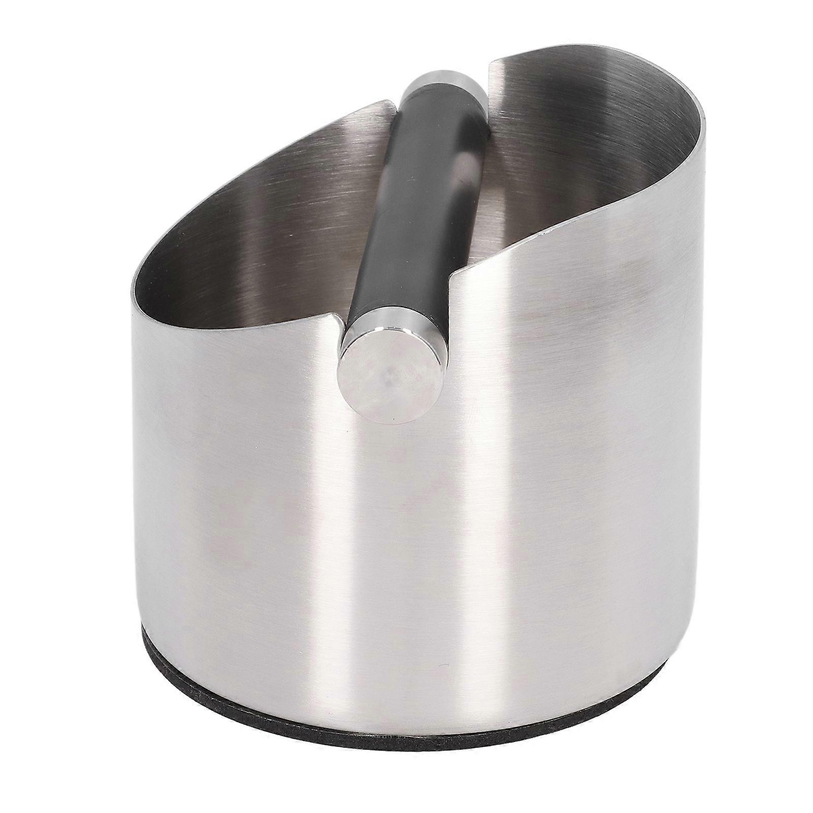 Stainless Steel Coffee Grounds Bucket with Rubber Base Small FC-04-1