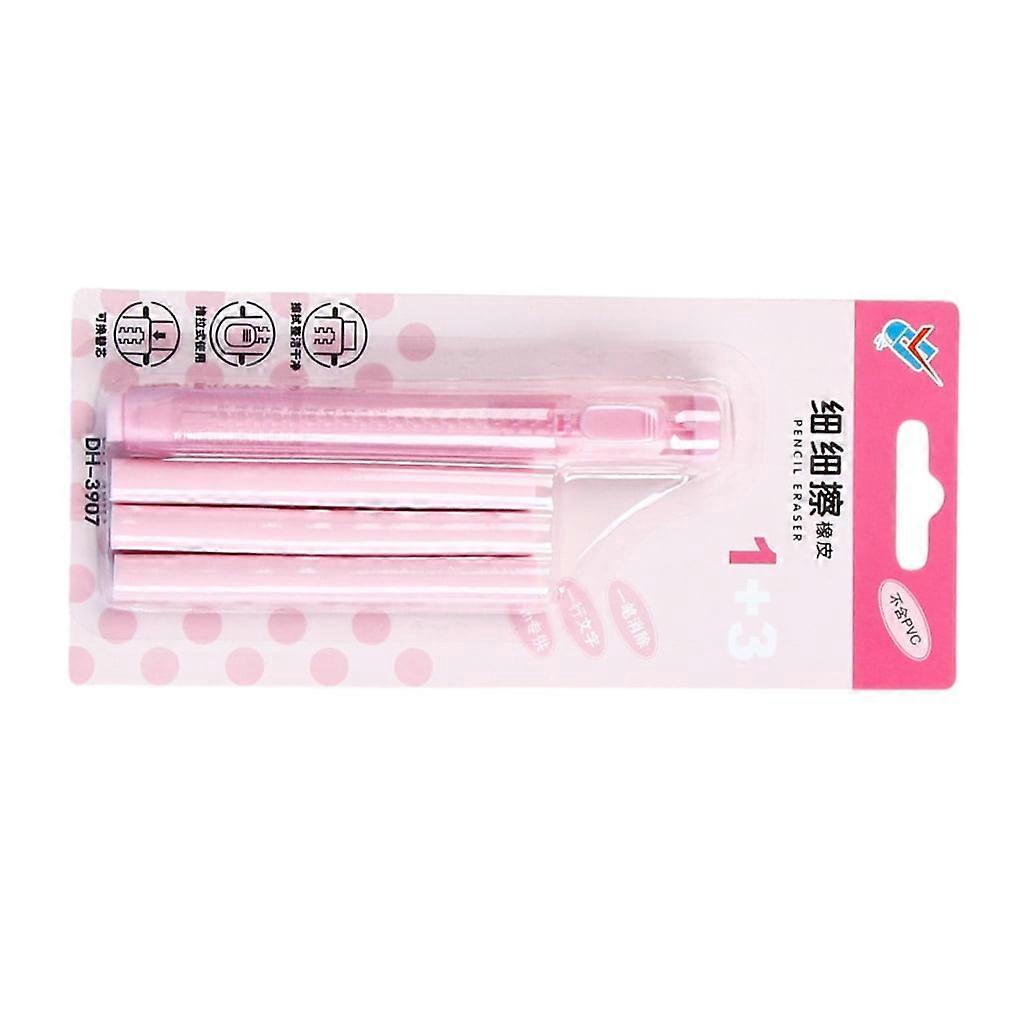 Cute Erasers with Refills Push-Pull Erasers Retractable Erasers Pencil Erasers
