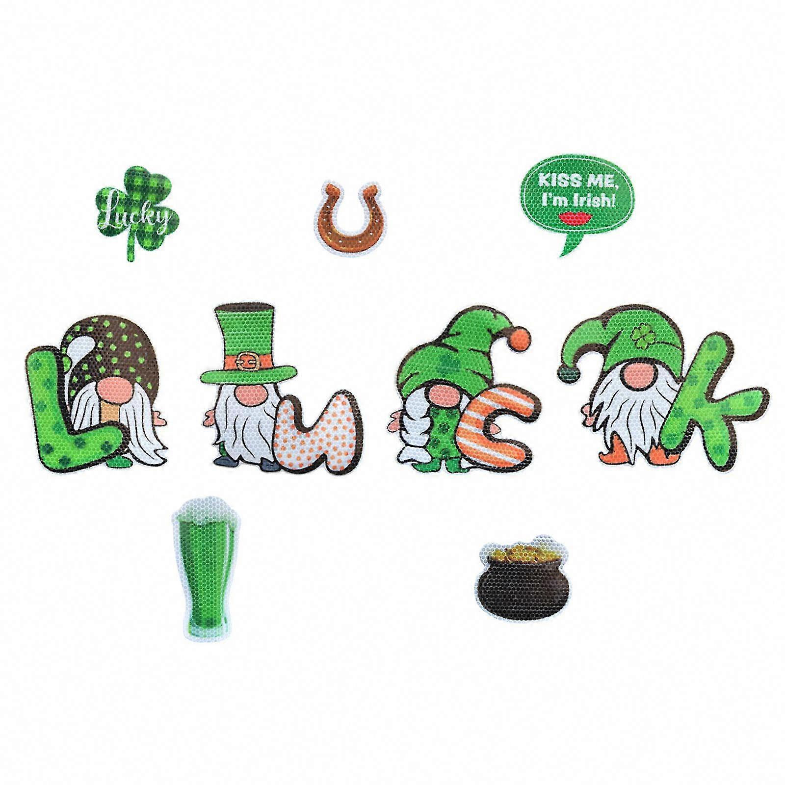 St. Patrick's Day Faceless Dwarf Doll Refrigerator Magnets Reflective