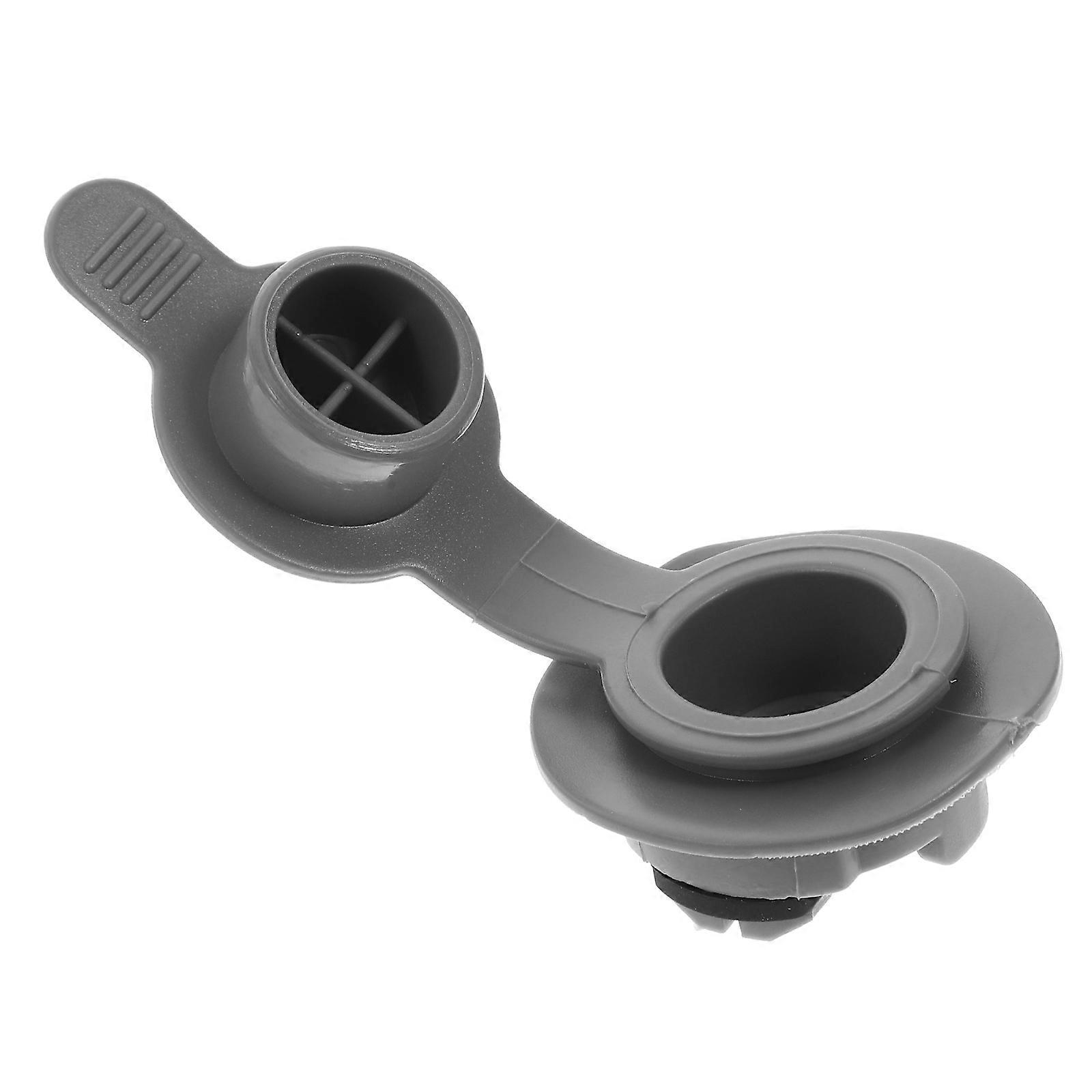 Air Pump Nozzles Adapter for Inflatable Kayak Fast Inflation 2Pcs Grey