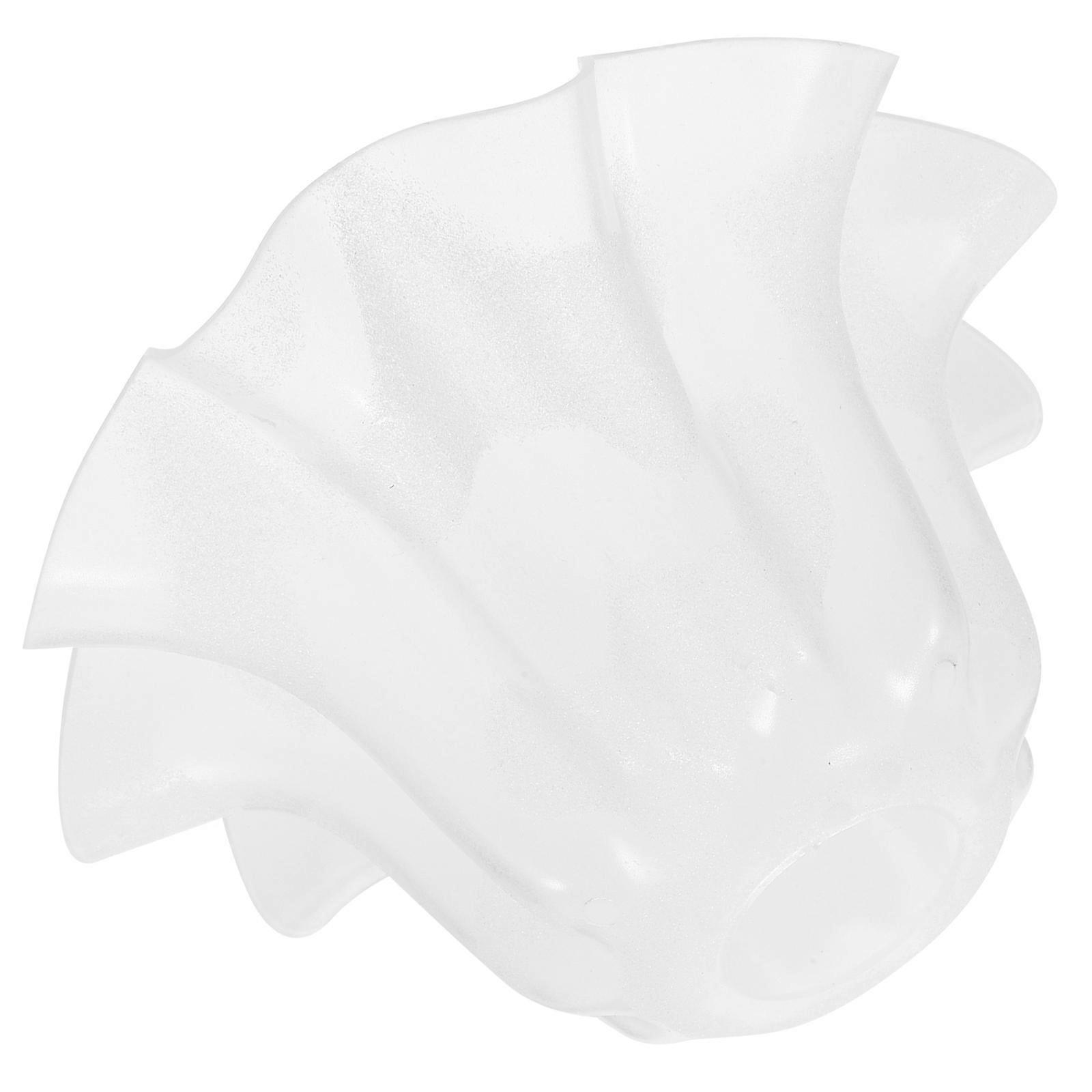 White Acrylic Flower Lamp Shade Replacement for Decorative Lighting 2Pcs