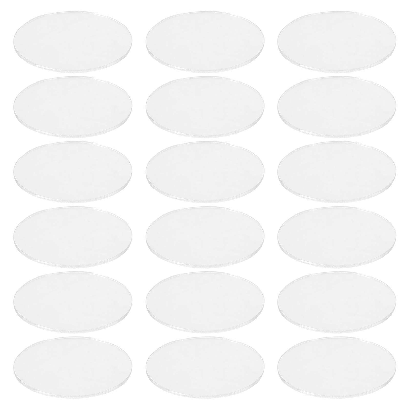 Replacement Lens For Flashlight Universal Repair Part Pc Material Scratch Resistant Light Transmission Enhancement Outdoor Adventure 15Pcs