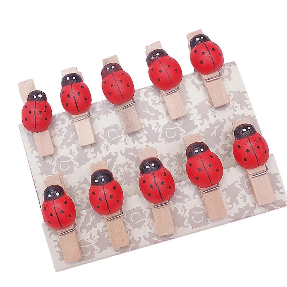 אטבי כביסה לקישוט 100 יחידות קליפסים מעץ מיניאטוריים לתמונות של פרת משה רבנו