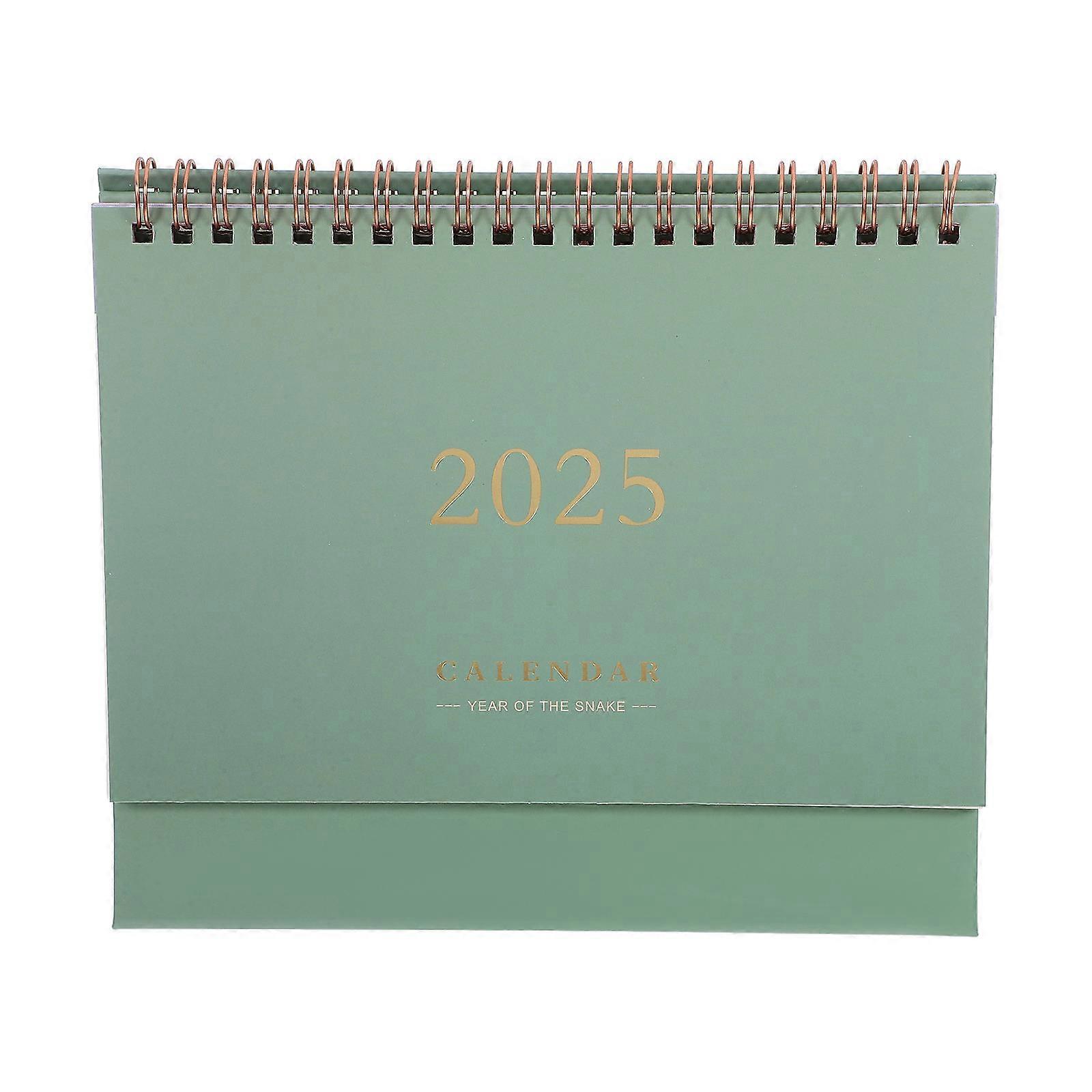 Table Calendar Spiral Binding for Note Taking 5Pcs Desk Calendar
