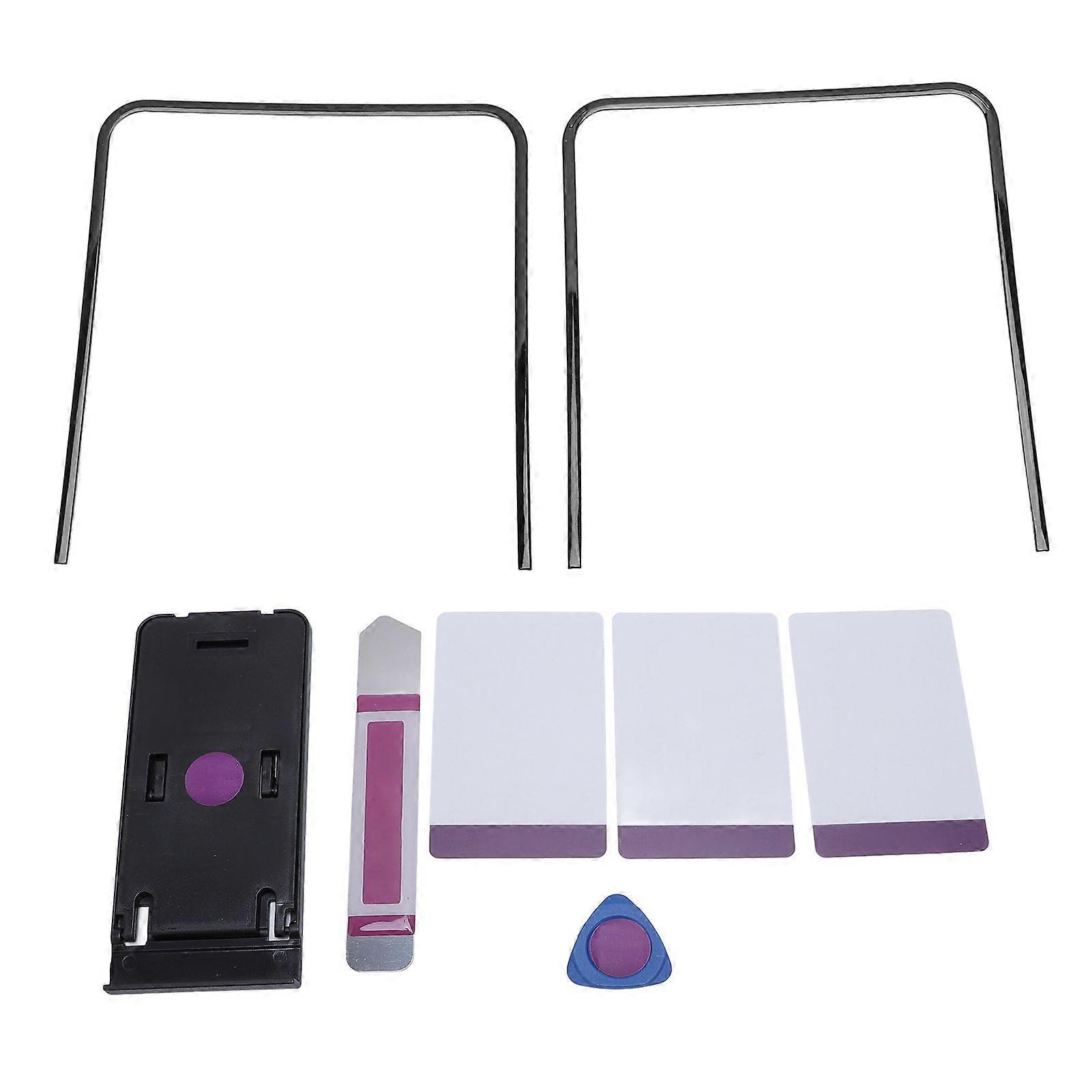 Phone Screen Middle Frame LCD Screen Display Panel Frame Bezel with Repair Tools for Galaxy Flip 4 5G F721