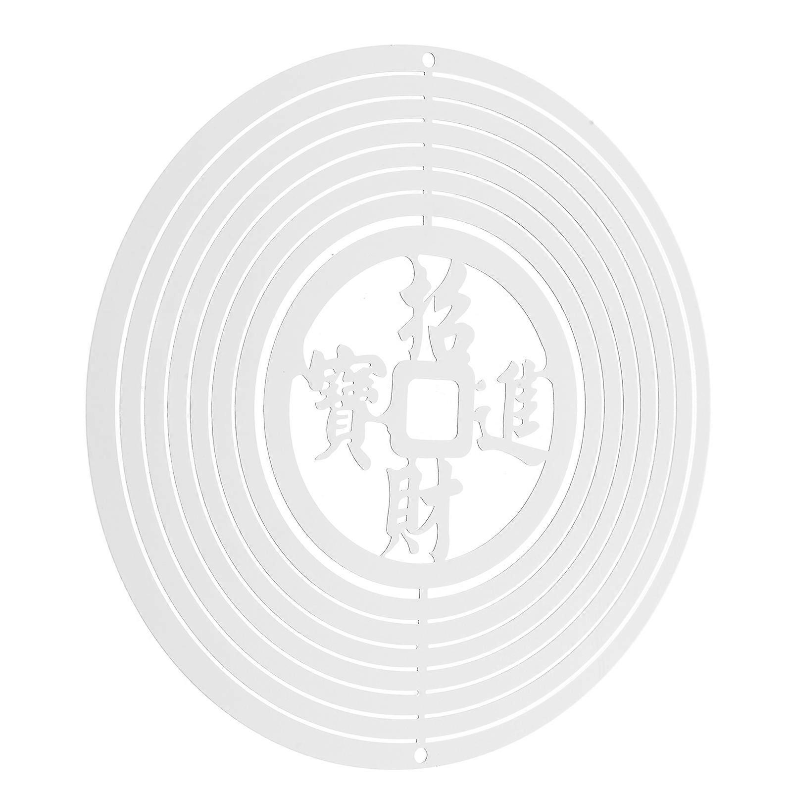 Garden Decorative Hanging Wind Spinner Stainless Steel Wind Spinner 2Pcs