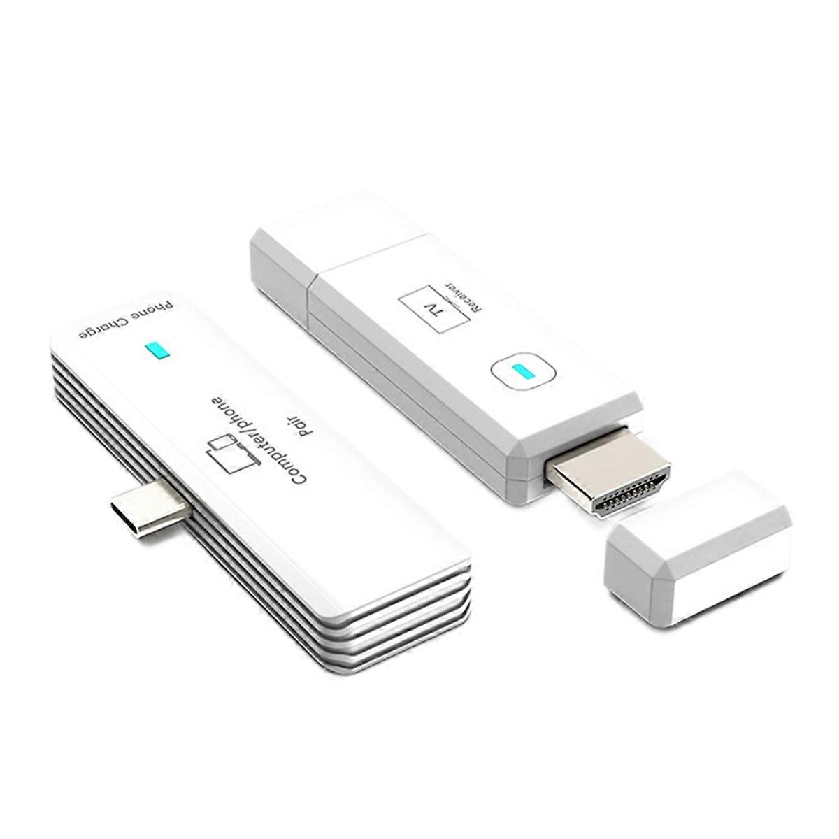 Wireless -Compatible Transmitter 1080p HD Video 5G Remote Screen Projector Type-C Mini Portable