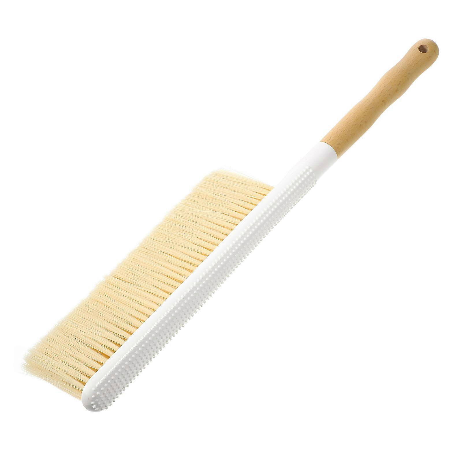 Wooden Duster Brush 4Pcs for Cleaning Stains Remove on Beds and Sofas