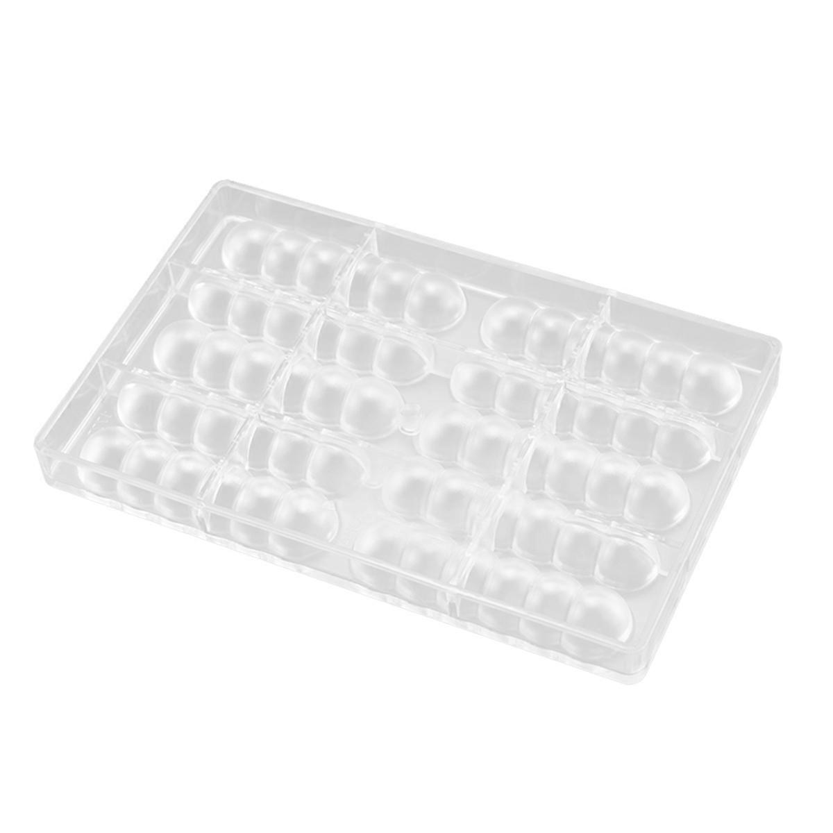 Schokoladenform mit 10 Mulden, halbrunde Kuchenform in Kürbisform