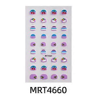 Neue Kinder Nagelaufkleber DIY süße Persönlichkeit kleine Prinzessin Cartoon kleines Tier INS Kinder Nagelkunstaufkleber MRT-4660 bloßes Stück