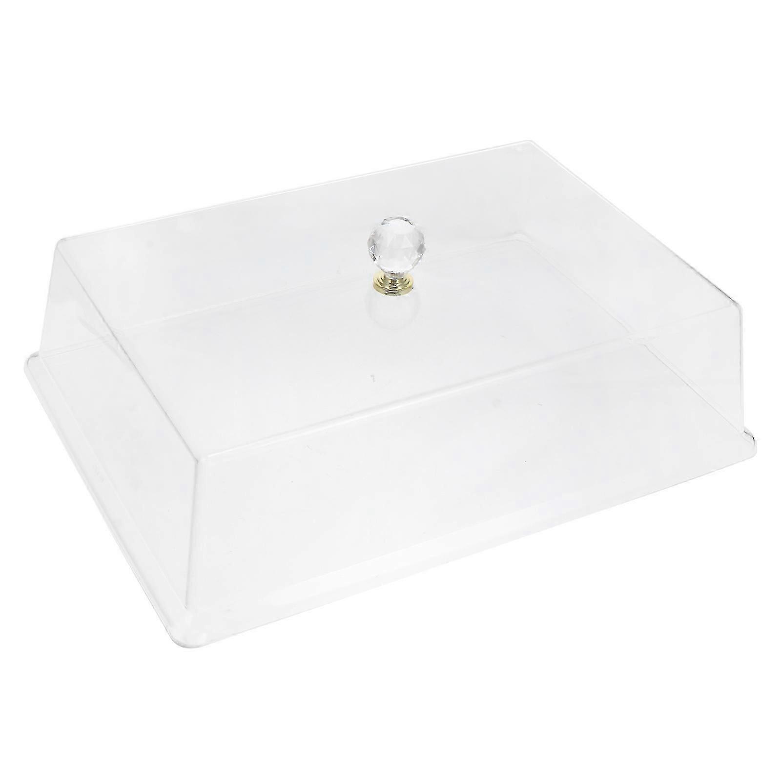 Rectangular Cake Cover Food Protection Material Home Use 34X24X10.5CM 1Set