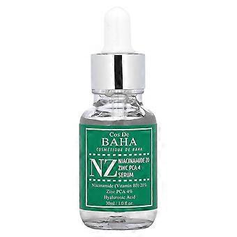 Cos De BAHA, NZ, Niacinamide 20 Zinc PCA 4, 1 fl oz (30 ml)
