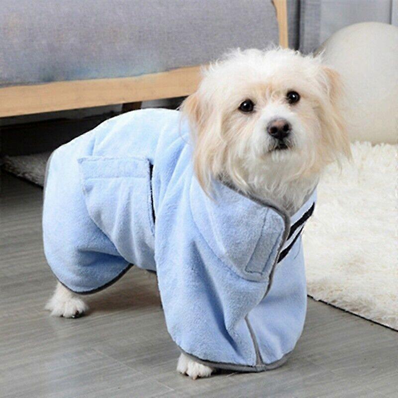 Pet Fleece Bathrobe Quick-drying Towel Coat Cat Dog Towelling Puppy Clothes