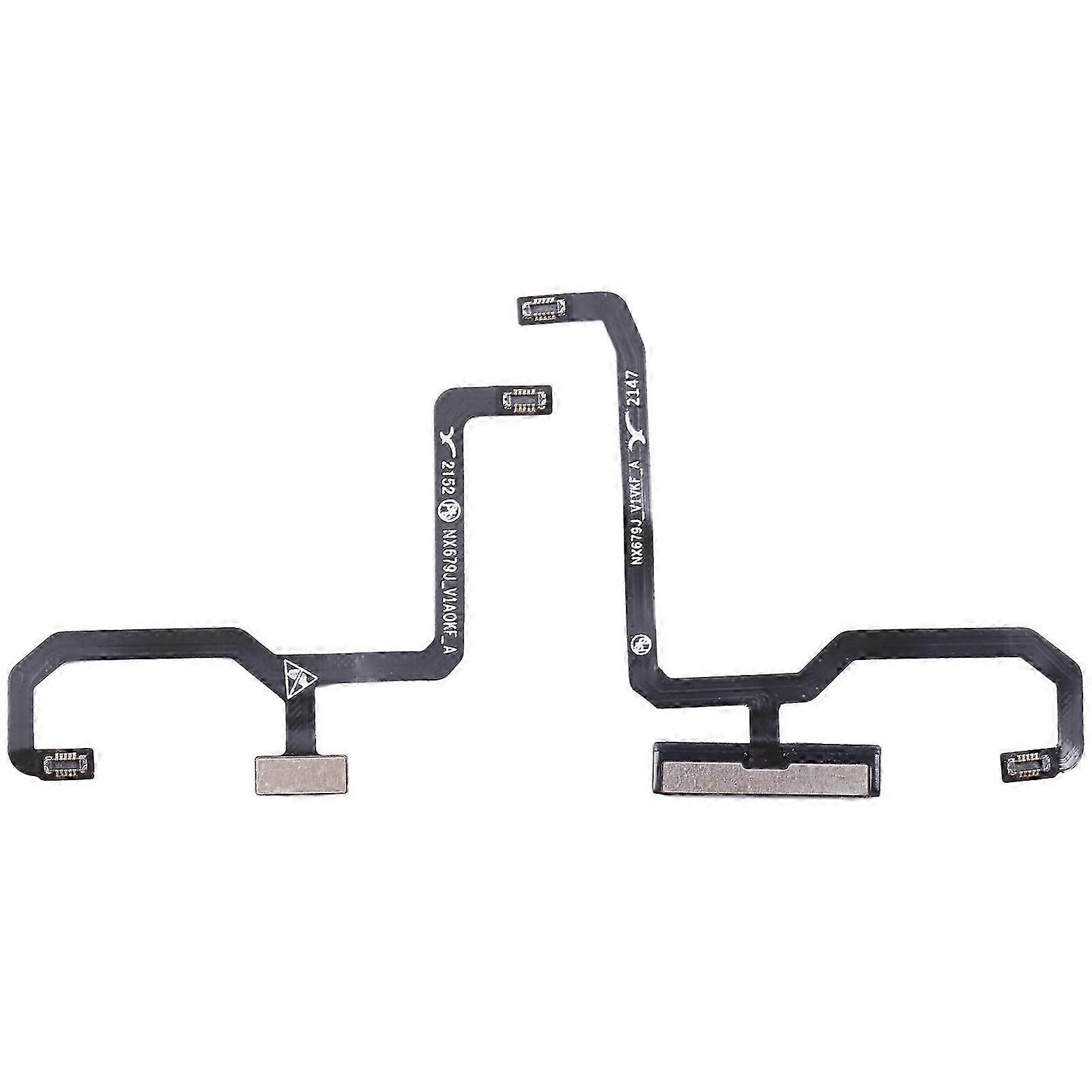 För ZTE Nubia Red Magic 7 NX679J 1 par strömbrytare och volymknapp flexkabel
