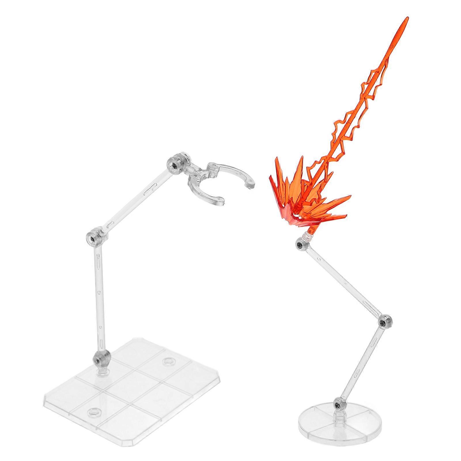 Figure Display Stand with Effect for 5Sets Anime Models