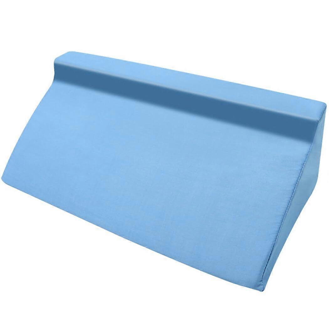 Ergonomic Reusable Wedge Pillow for Bed Elevated Position Density Foam 12x24 Inches