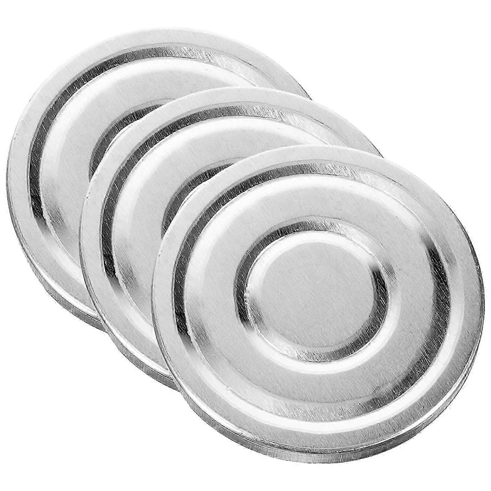 3pcs Eyeshadow Pans, Aluminum Empty Liner Makeup Palettes Accessory, Eyeshadow Storage