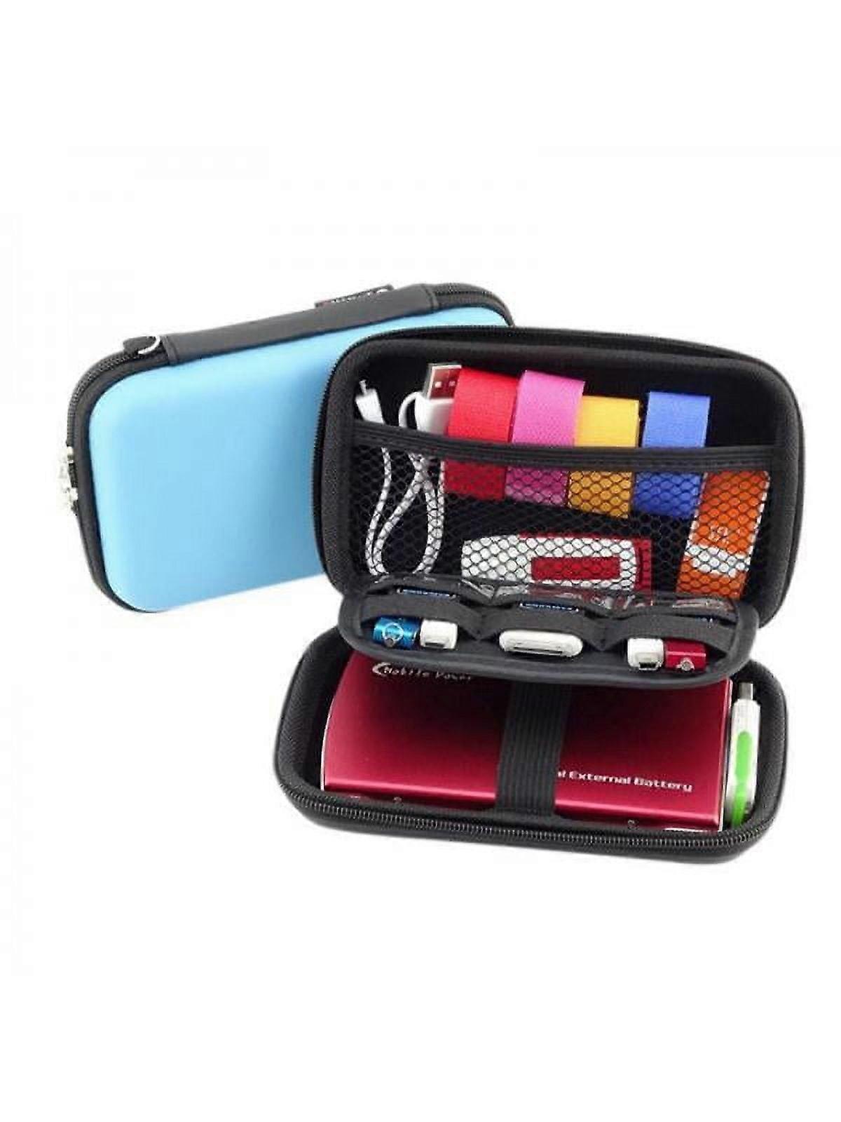MarinaVida Portable USB Flash Drives Case Organizer Digital Storage Pouch Data Earphone Cable Bag