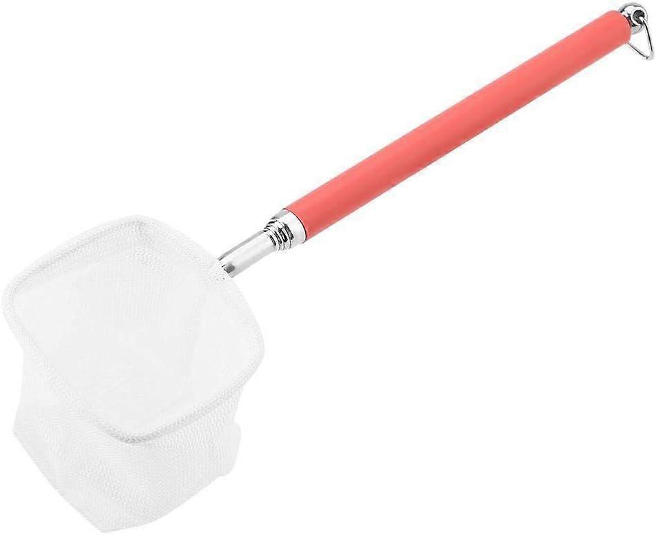 Expandable Fishing Net Telescopic Fish Shrimp Skimming Net Square Handle 19-55 cm Versailles Red