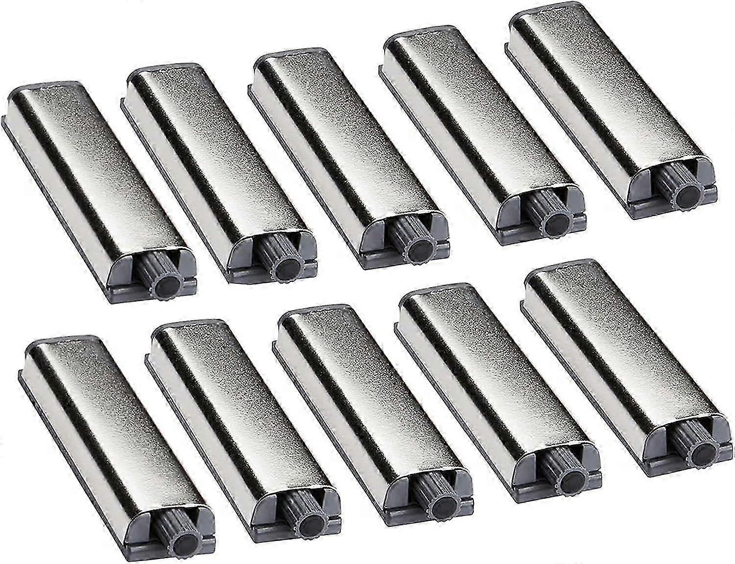 Pack of 10 Push to Open Furniture Catch Cabinet Spring Catch Drawers Push Lock Door Catch in Furniture Construction Steel Nickel-Plated Improved Door