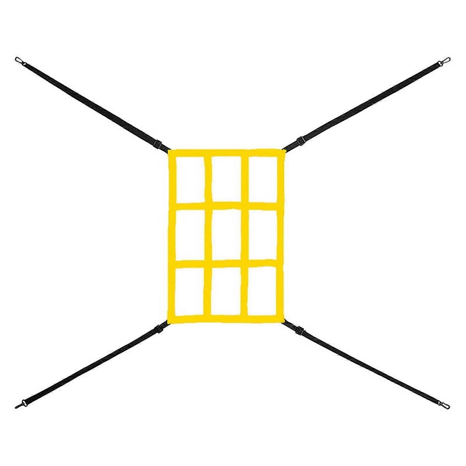 Training Net Baseball Backstop Net Baseball Accessories Yellow