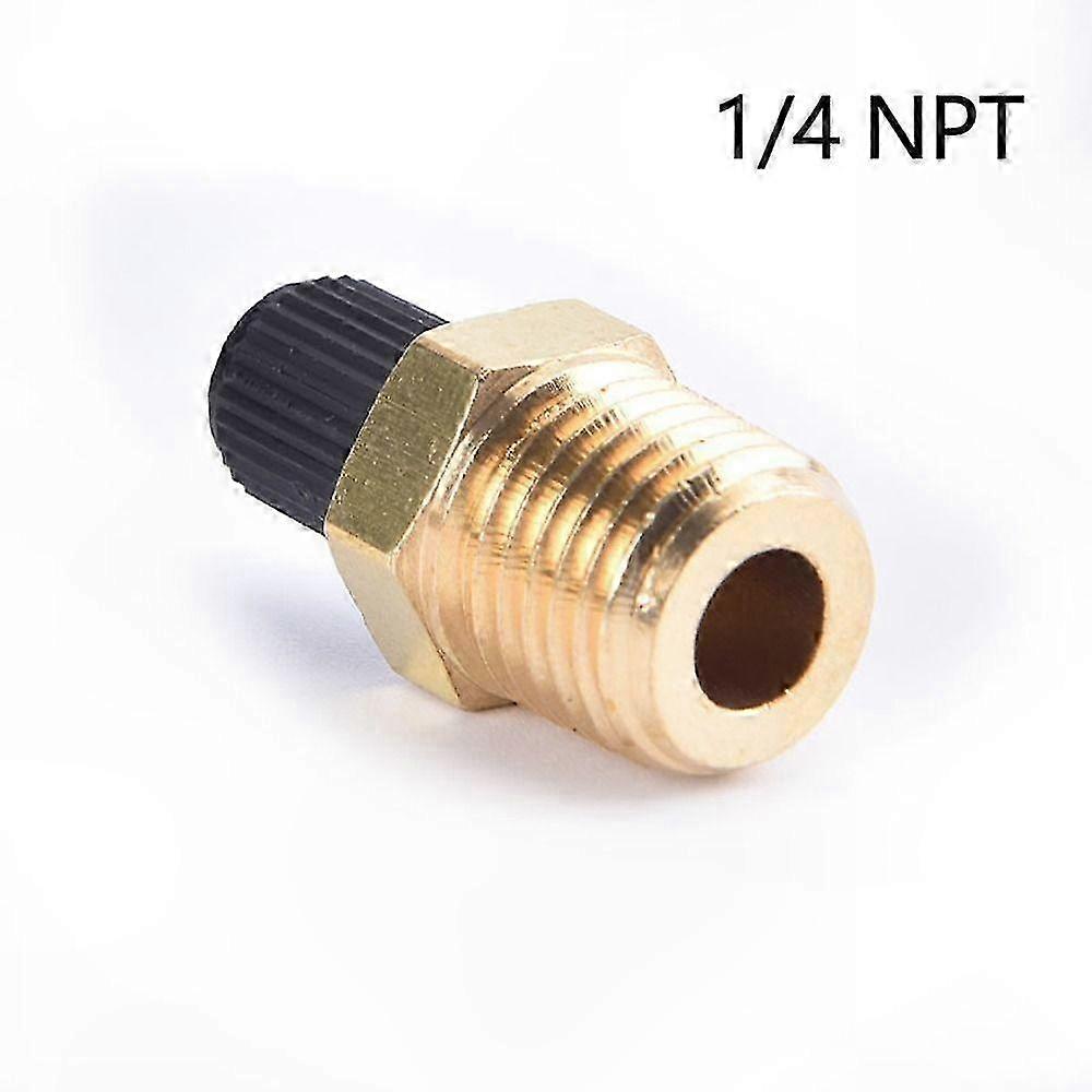 Copper Tire Valve with 1/4 NPT and 1/8 NPT Threads for Automotive Use
