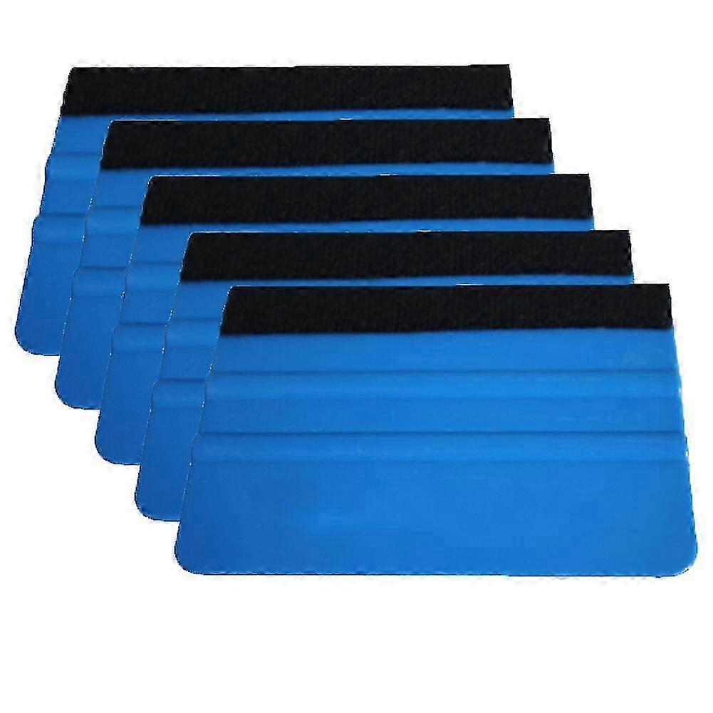 5Pcs Car Vehicles Wrapping Vinyl Tools Squeegee Thick Felt Scraper Applicator BoSaiD