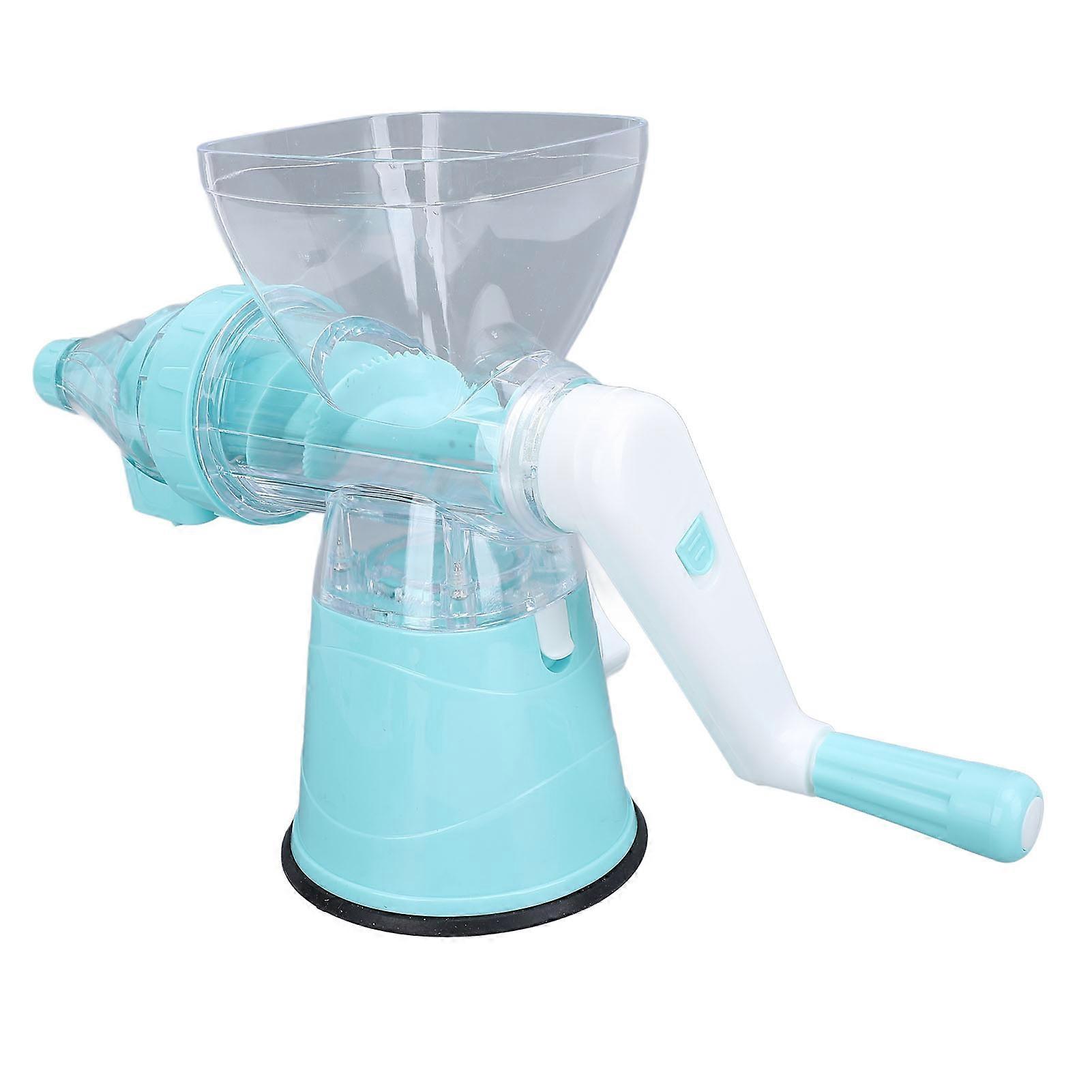 Hand Juicer Labor Saving Easy To Clean Energy Saving Hand Crank Fruits Squeezer for Home Use Blue 