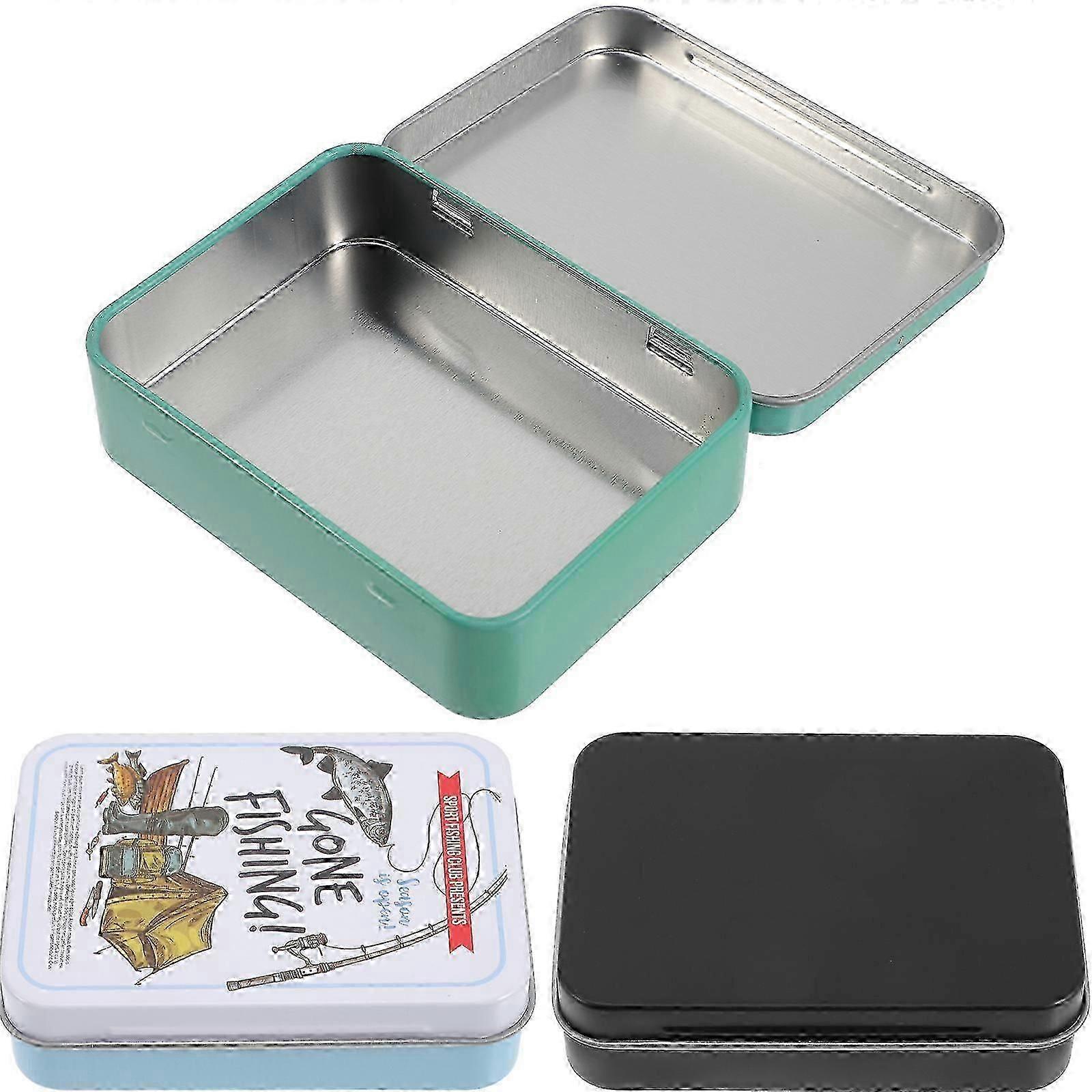 3pcs Plaything Cards Storage Box Game Cards Box Iron Storage Containers