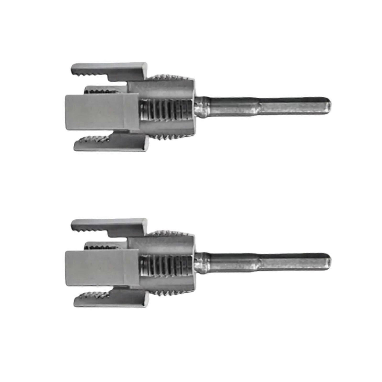 2PCS Professional Pipe Threading Kit Integrated Double Purpose Tool Internal External Electric Drill Compatible Set Multicolor