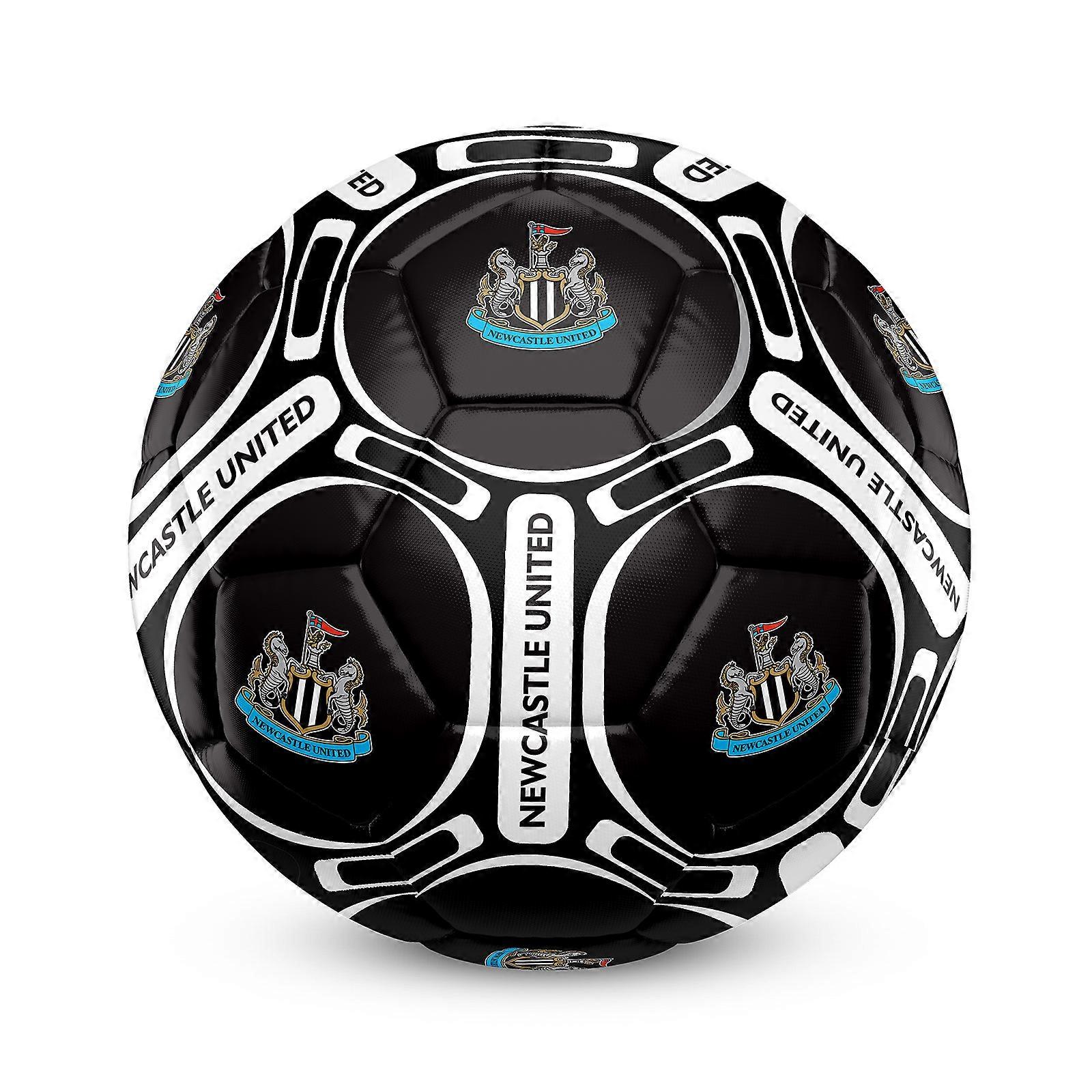 Newcastle United Football Size 4 Crest Black Official Gift