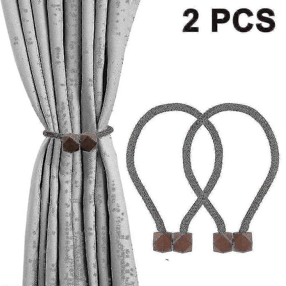2 Pcs Magnetic Curtain Tiebacks, Decorative Drape Tie Backs