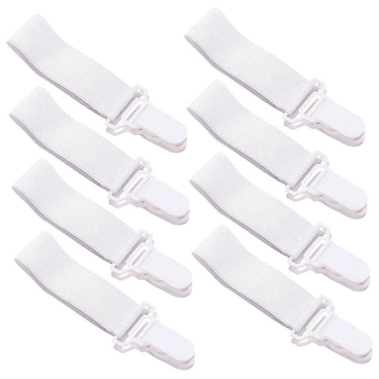 Antislip Bed Sheet Buckles 16 Pcs Elastic Sheet Keepers Bed Clips Holder For Mattress Secure Fit Bedding Organizer
