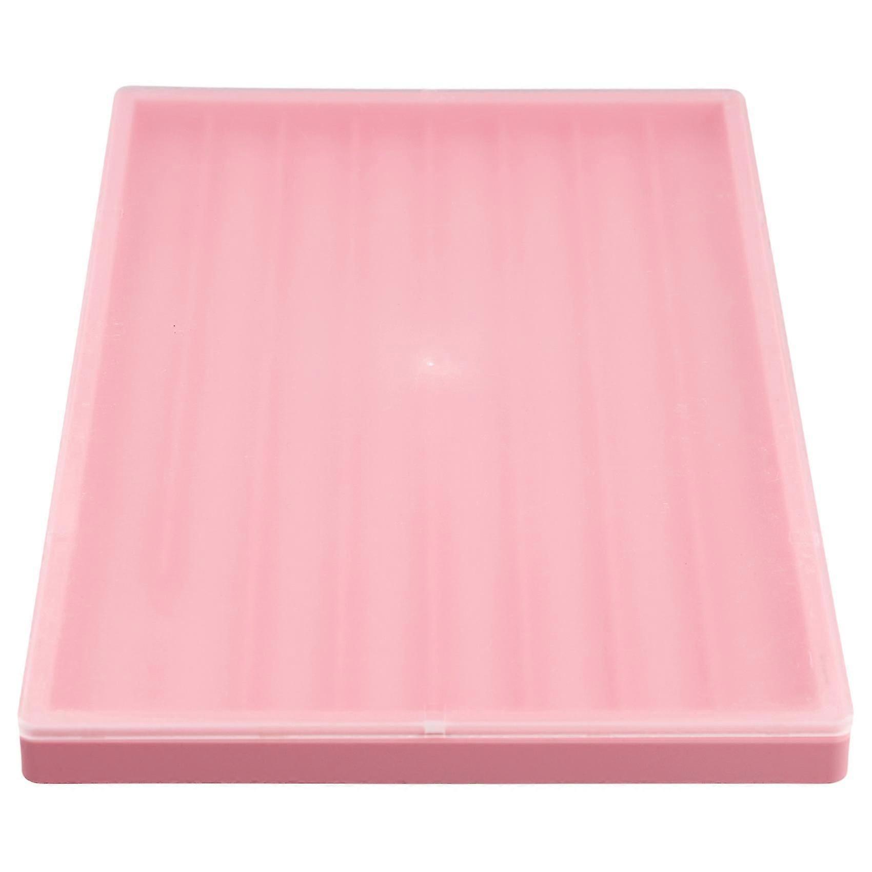 Waterproof Keycap Storage Box with Lid -for Keyboard Keycaps Display and Collection Pink