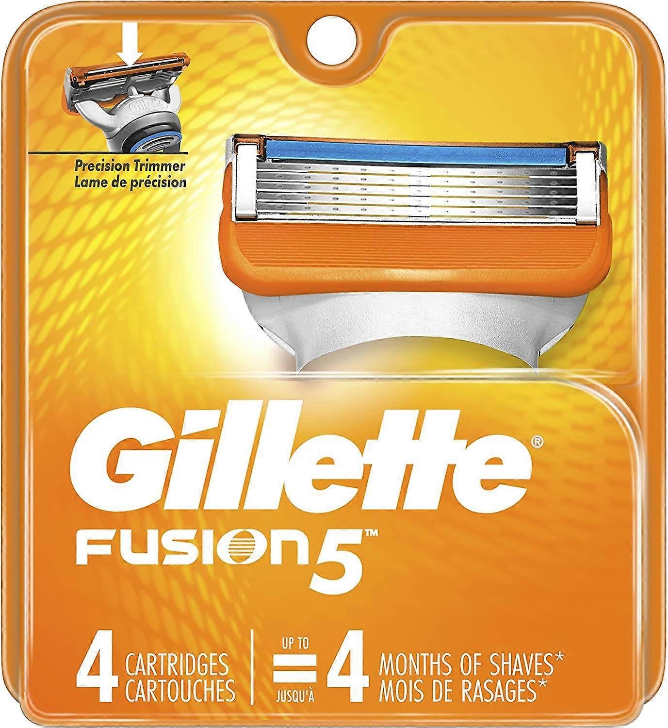 Gillette Fusion Power Razor, Navulpatronen, 4 stuks