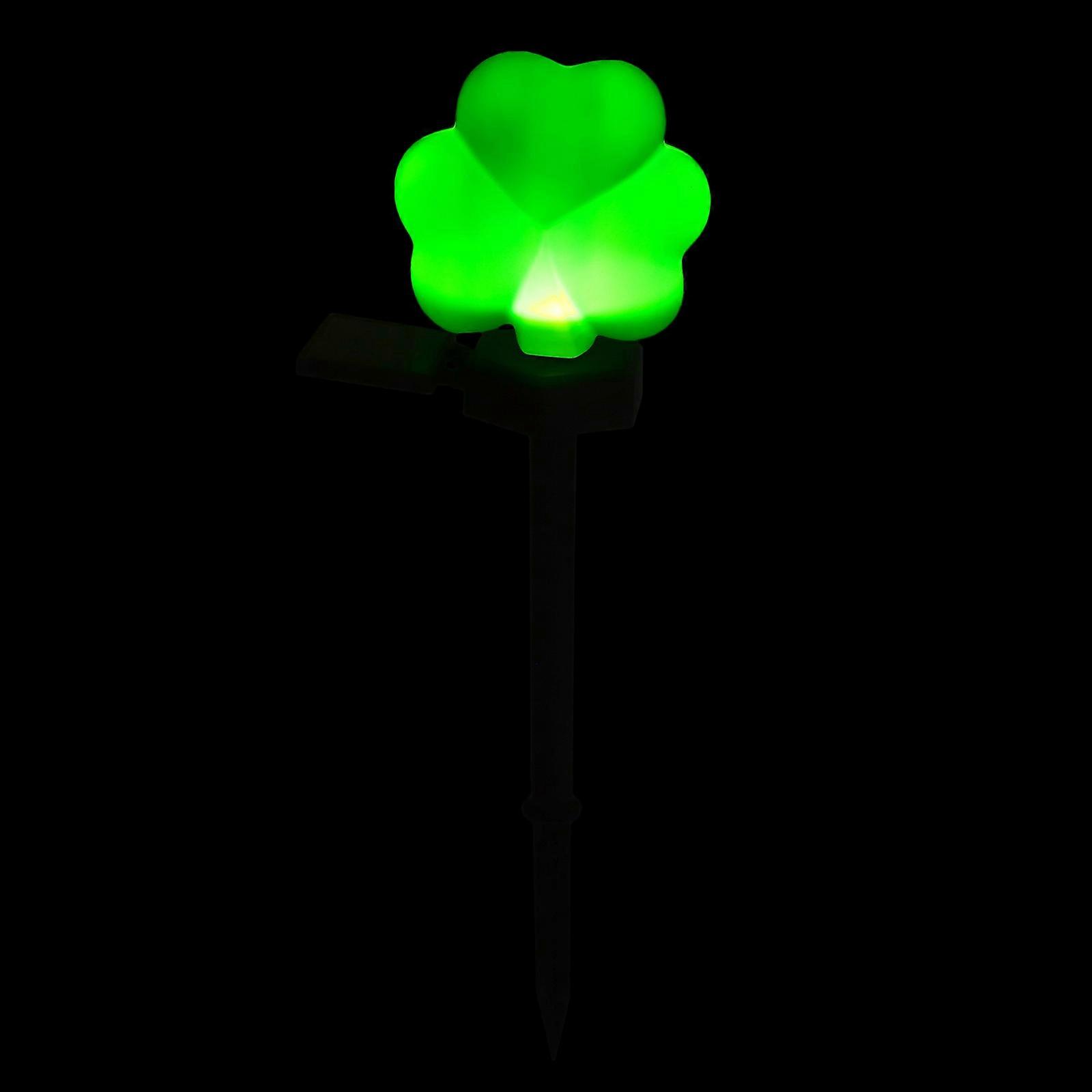 Shamrock Yard Light Solar Outdoor St Patricks Pathway Light