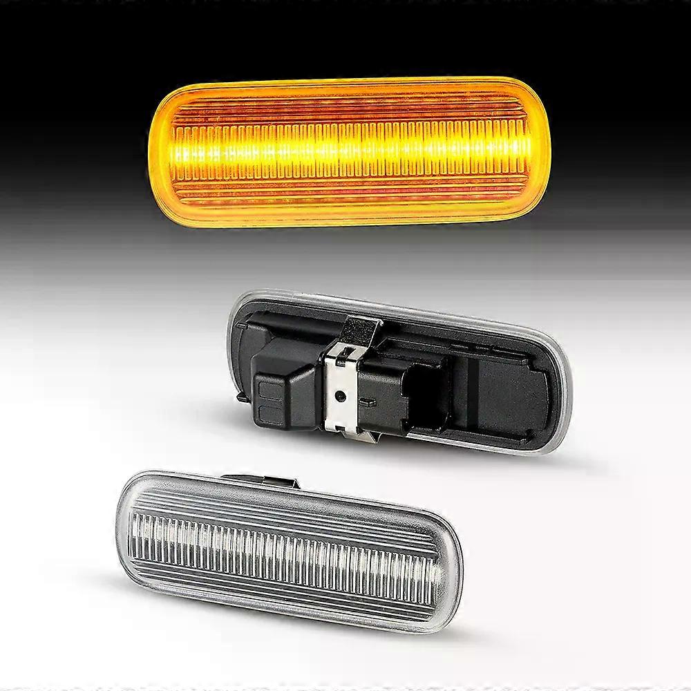 2Pcs For Citroen C4 I Dedan 06-10 LED Dynamic Side Marker Turn Signal Lights C4 Coupe 04-08 Sequential Blinker Lamps OEM 6325G2