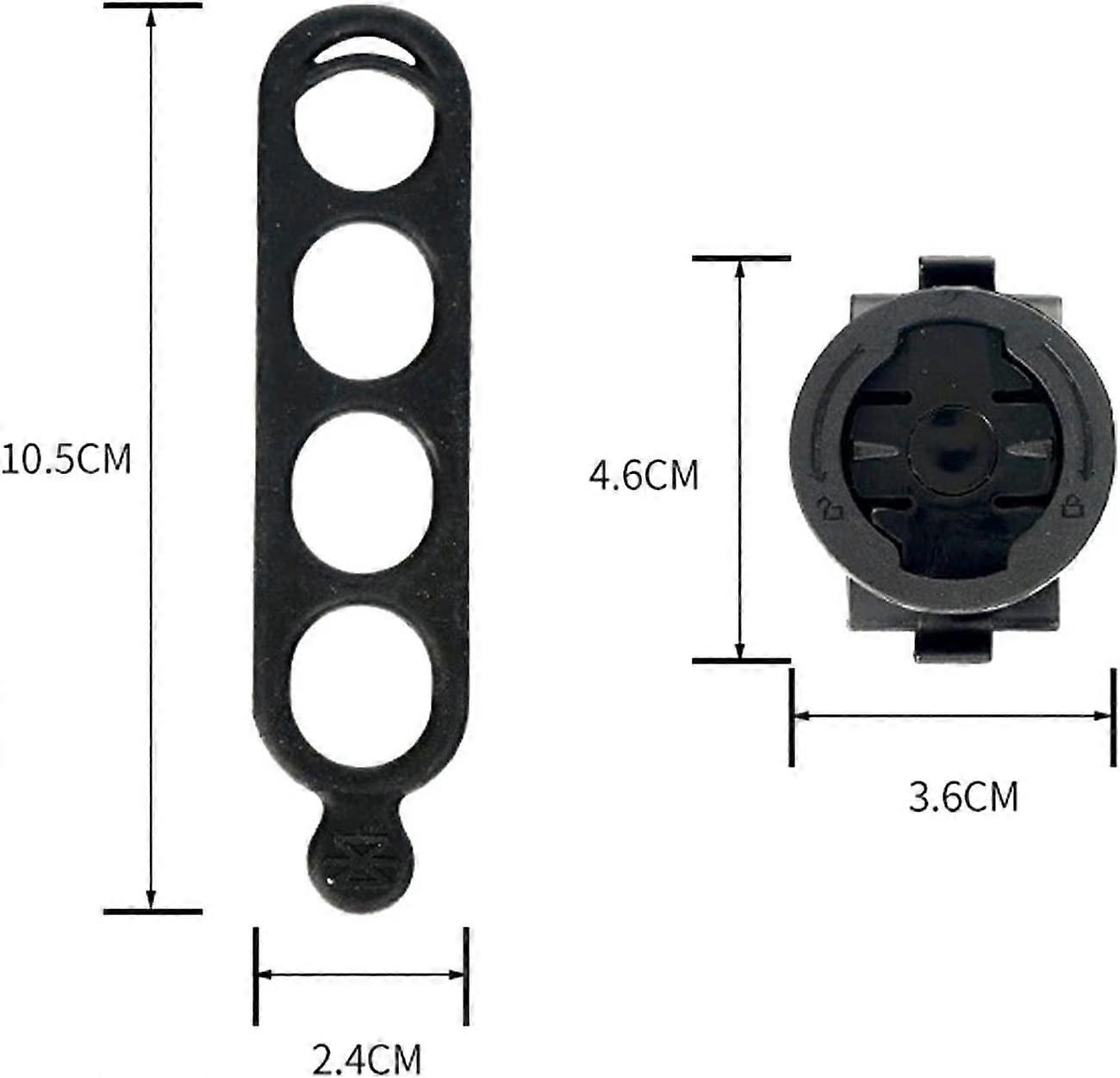 360 Degree Rotating compatible with Garmin Bike Mount Attached to Out Front Stem Handlebar for Edge Varia iGPSPORT XOSS Magene