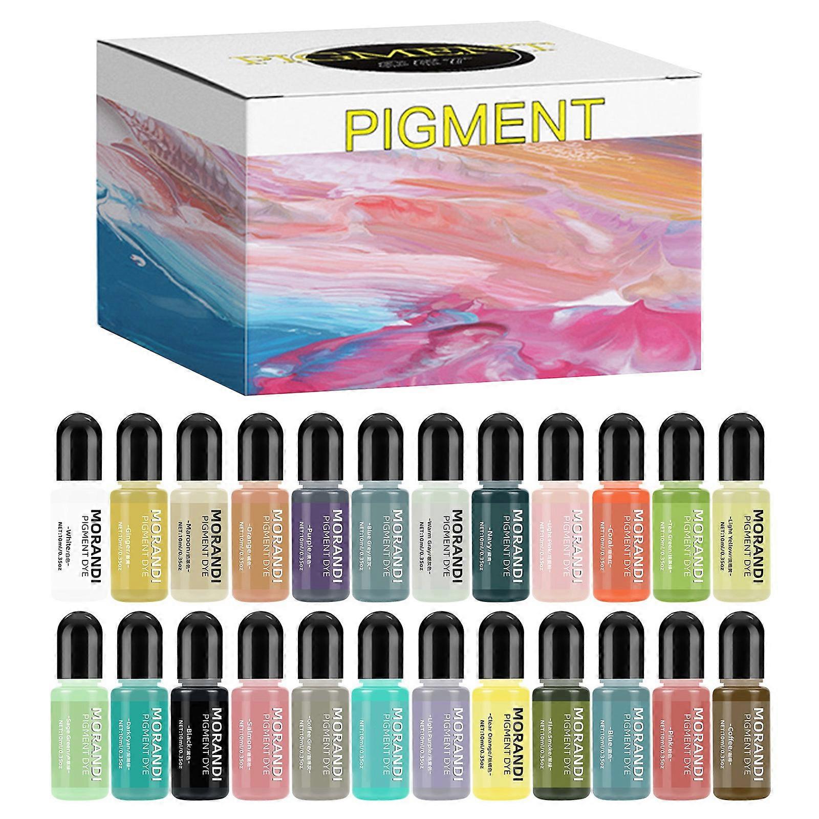 30 High Concentration Resin Dyes Oil Based Epoxy Pigment Set For Jewelry Making And Artistic Creations Multicolor