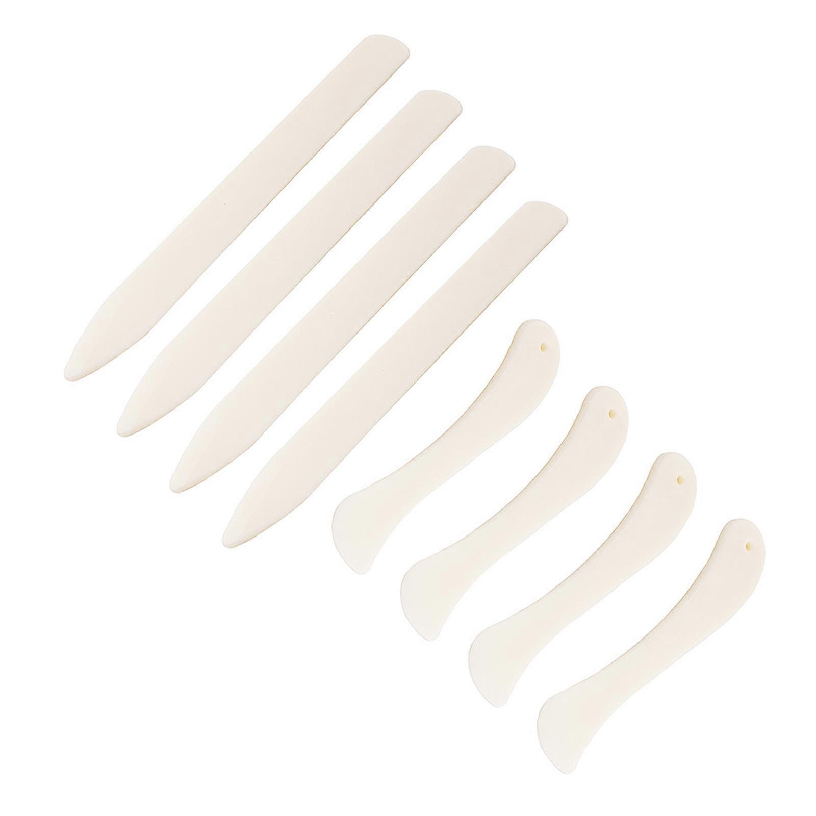 8Pcs Leather Creasing Tool Bone Folder Paper Fabric Creaser for Fabric Marking Seams Pressing Sewing Craft Card Making Multicolor