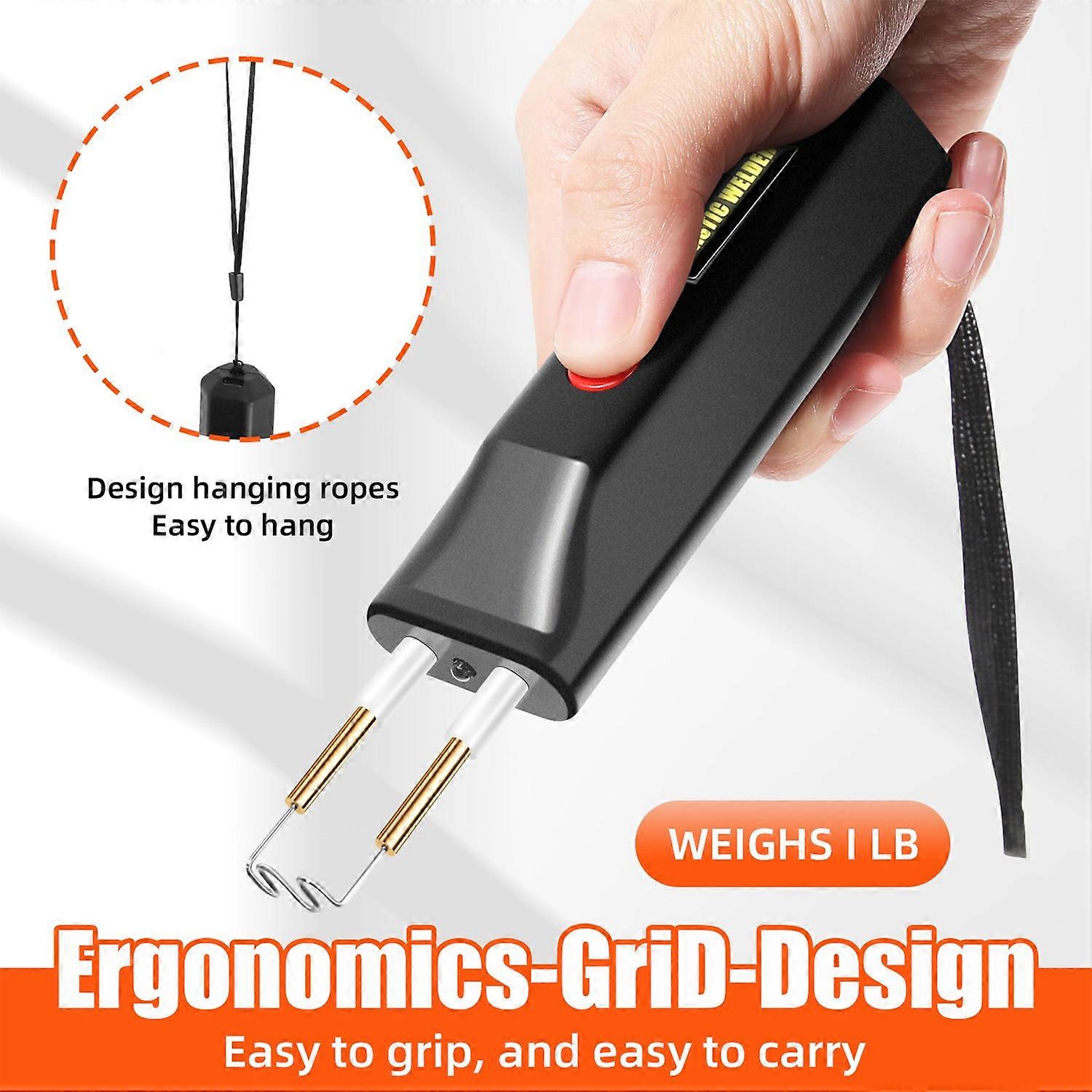 Plastic Welder, Cordless Plastic Welding Kit with 400PCS Staples, Mini Handheld Welding Machine for 