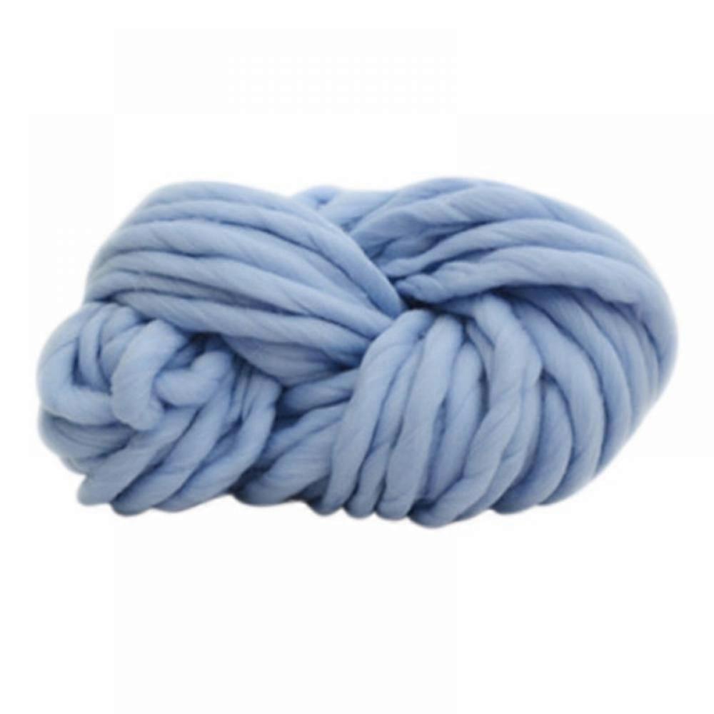 8.8oz 100% Pure Wool Roving for Needle & Wet Felting, Spinning, DIY Craft - Blue