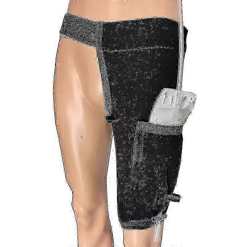 حامل حقيبة الساق القسطرة ، غطاء حامل حقيبة الساق البول مع حزام الخصر ، كم حقيبة الساق فولي لسلس البول كيس ، قابل للغسل ودائم