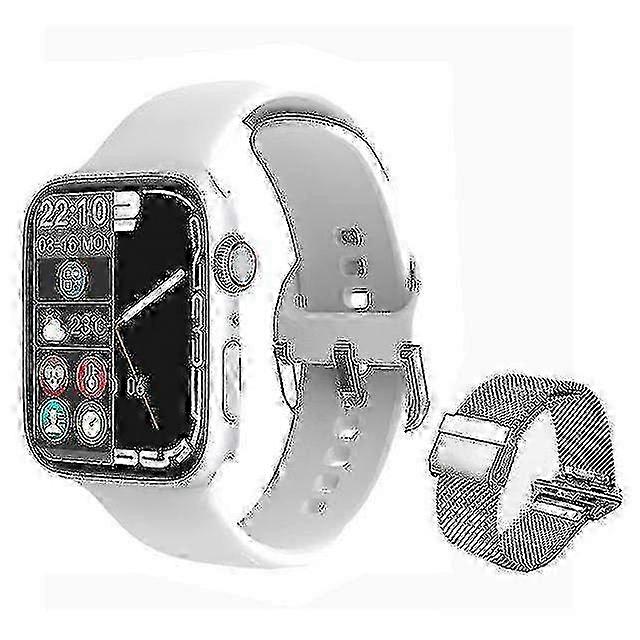 Relógio Inteligente Compatível com Apple Smartwatch Series 8, Rastreador de Fitness de Tela HD com Monitor de Frequência Cardíaca e Chamada Bluetooth para Homens e Mulheres - YX