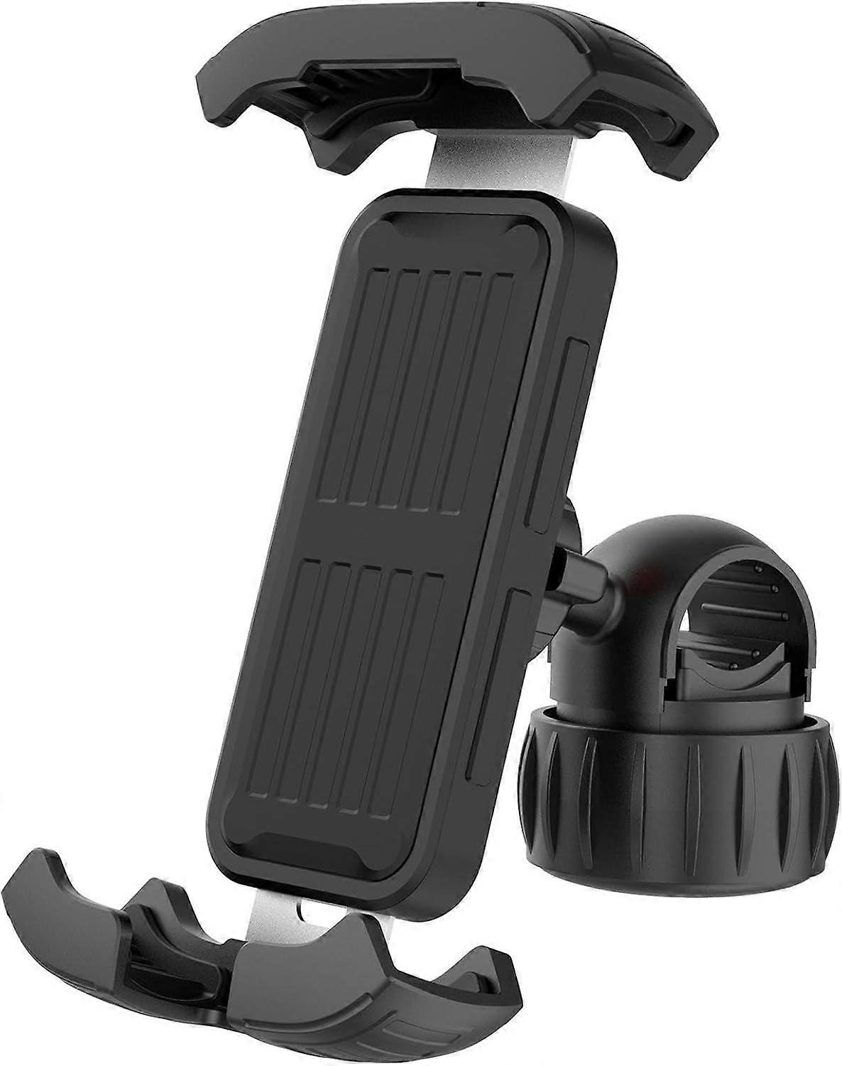 Push-Release Motorcycle Mountain Bike Navigation Bracket (bidirectional Linkage Metal Version)