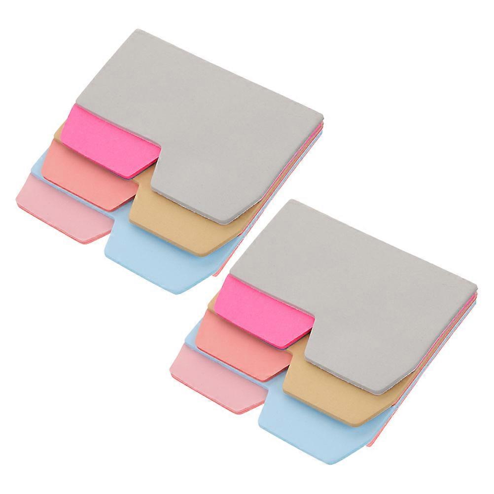 Sticky Tabs For Books Index Paper Notes Divider Sticky Tabs For Reading Notebooks Writable Surface Six Vibrant Colors 2Pcs